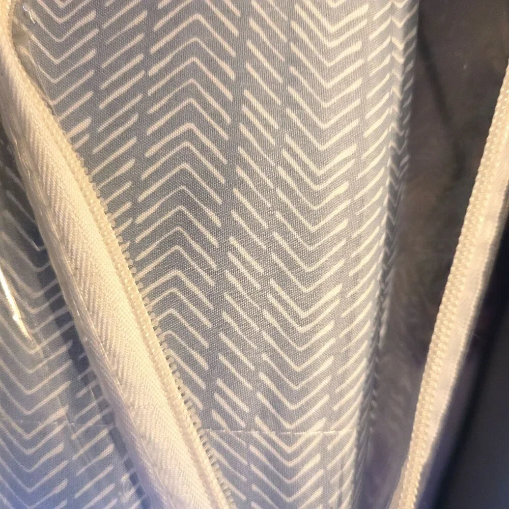 Signature Collection King Sheet Set Gray Chevron Brushed Microfiber New Bedding